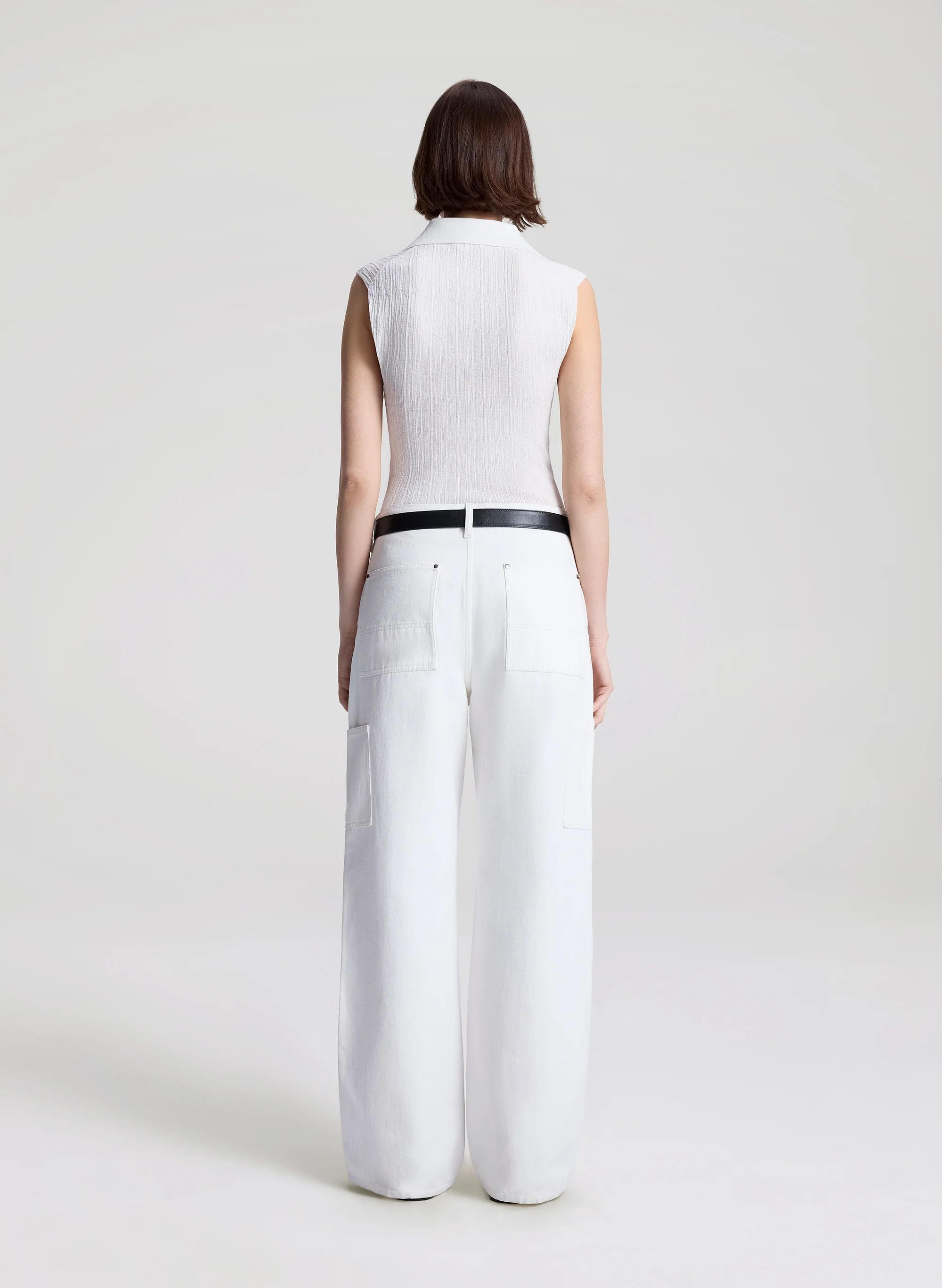 Ollie Fine Cotton Knit Polo Top - Image 5