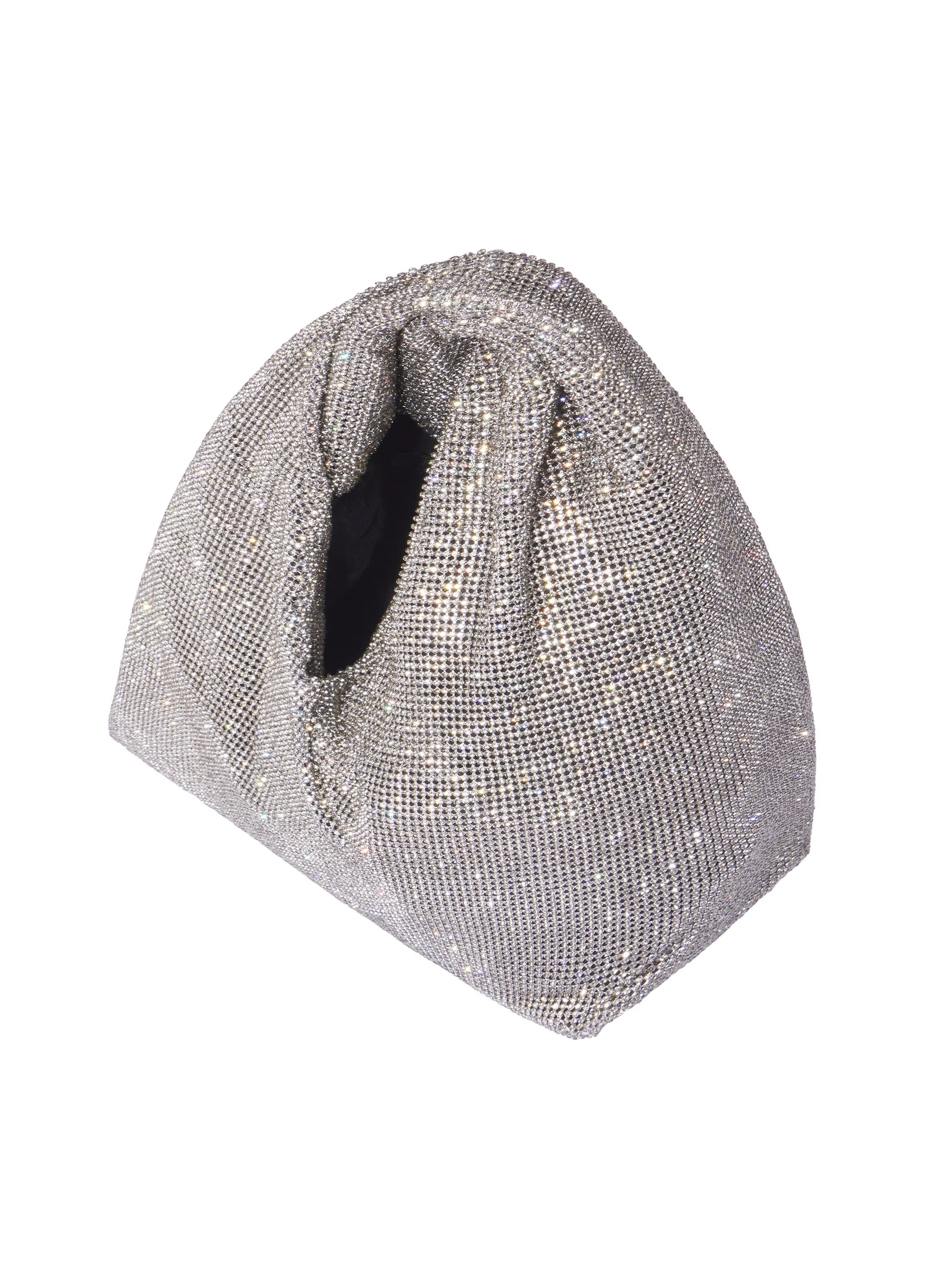 Paige Rhinestone Chain Mesh Bag - Image 3