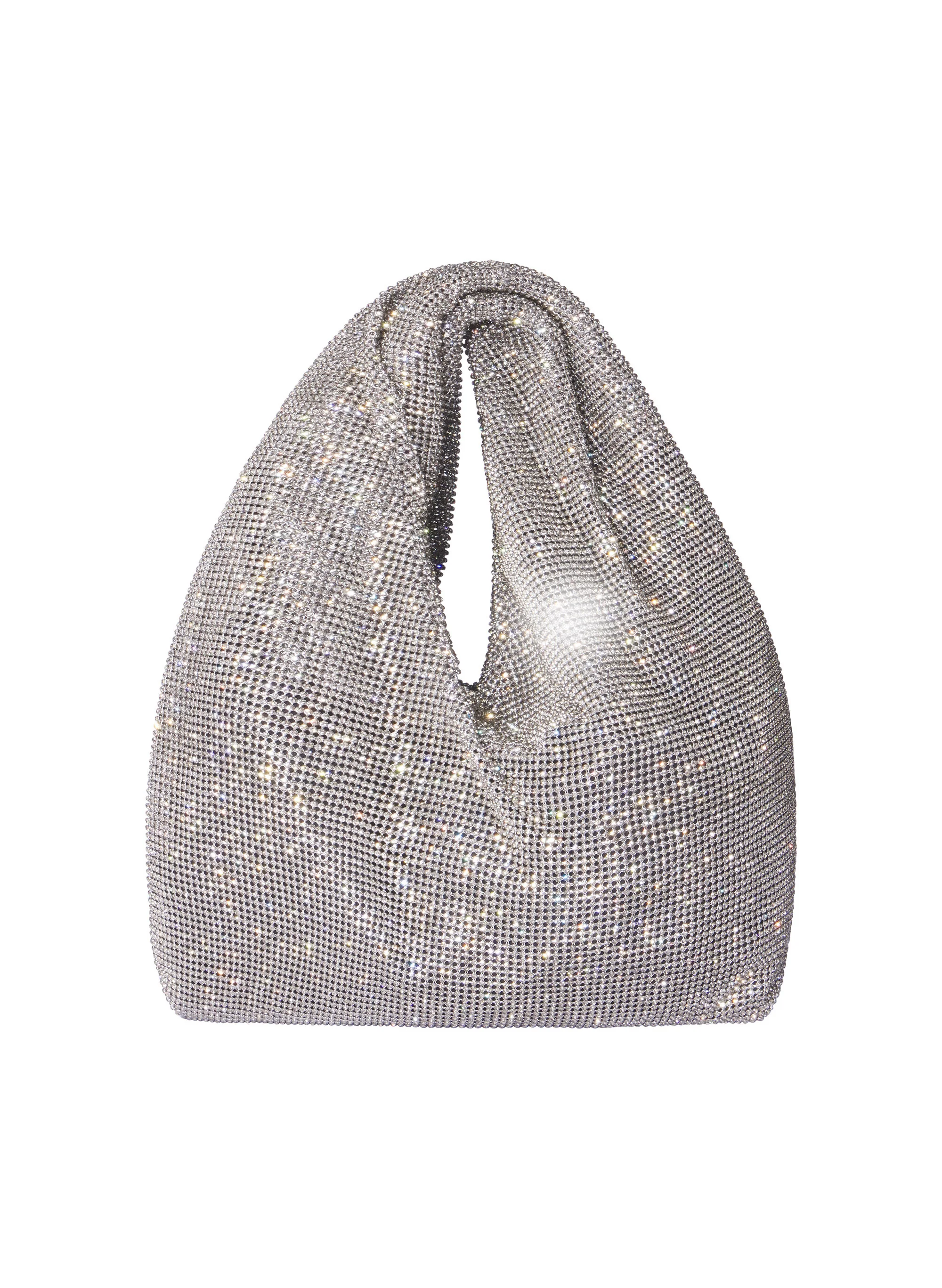 Paige Rhinestone Chain Mesh Bag - Image 4
