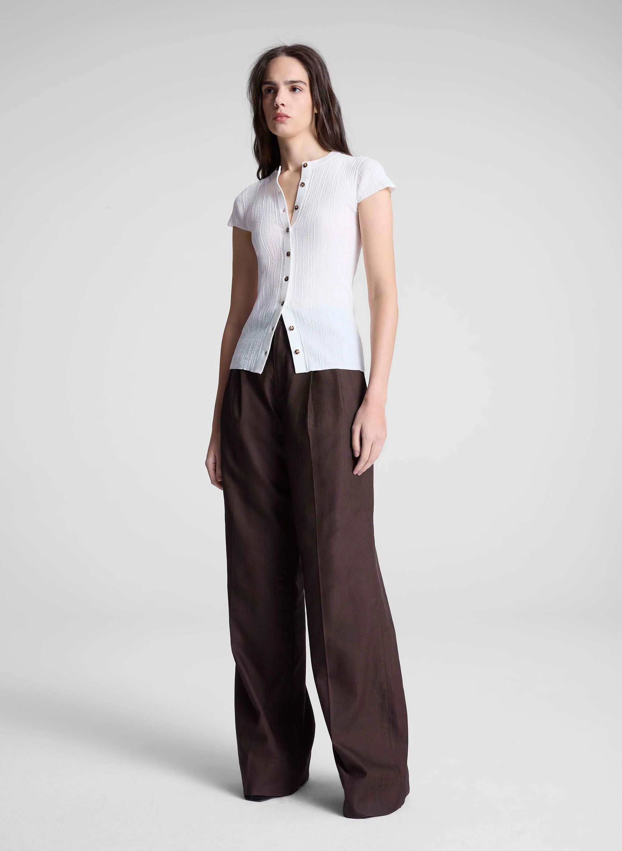 Parker Fine Cotton Cardigan - Image 4