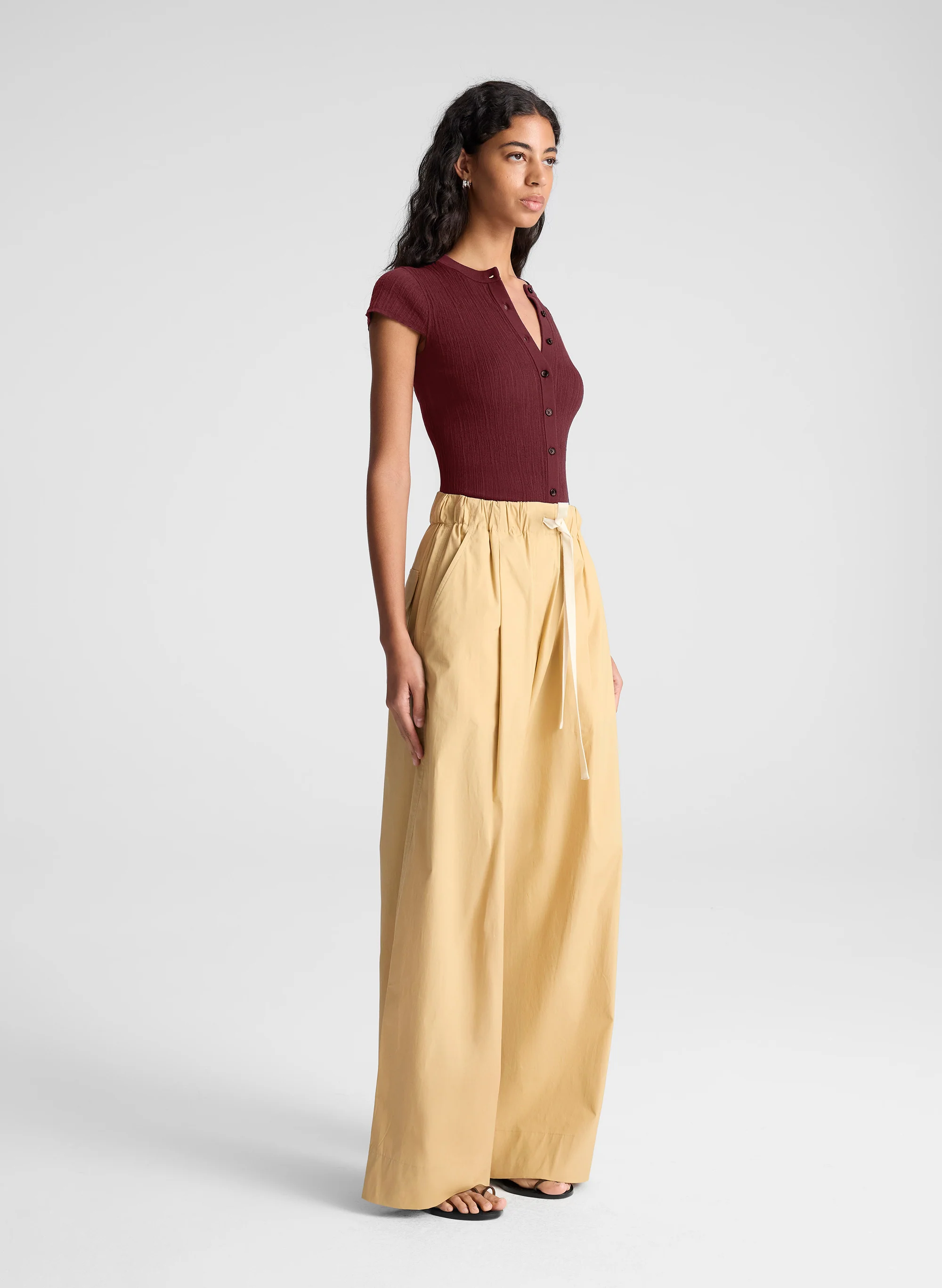 Parker Fine Cotton Knit Cardigan - Image 3