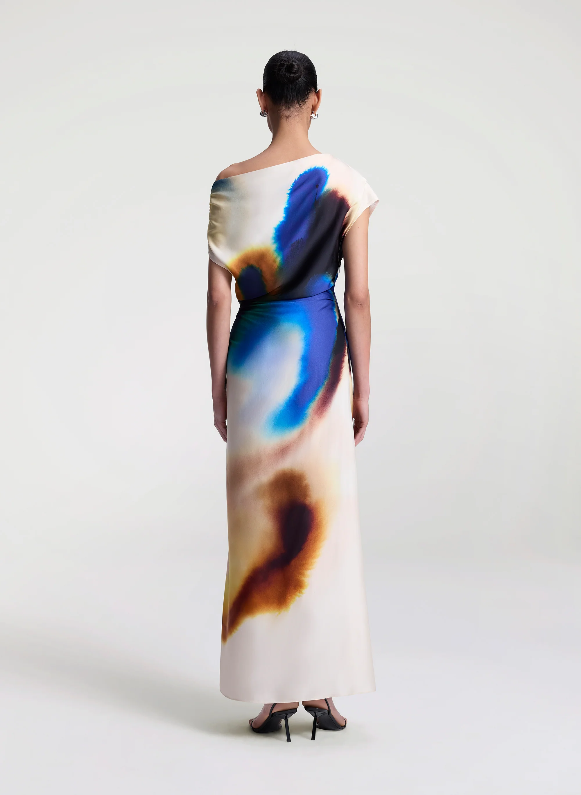 Penny Satin Midi Dress - Image 5