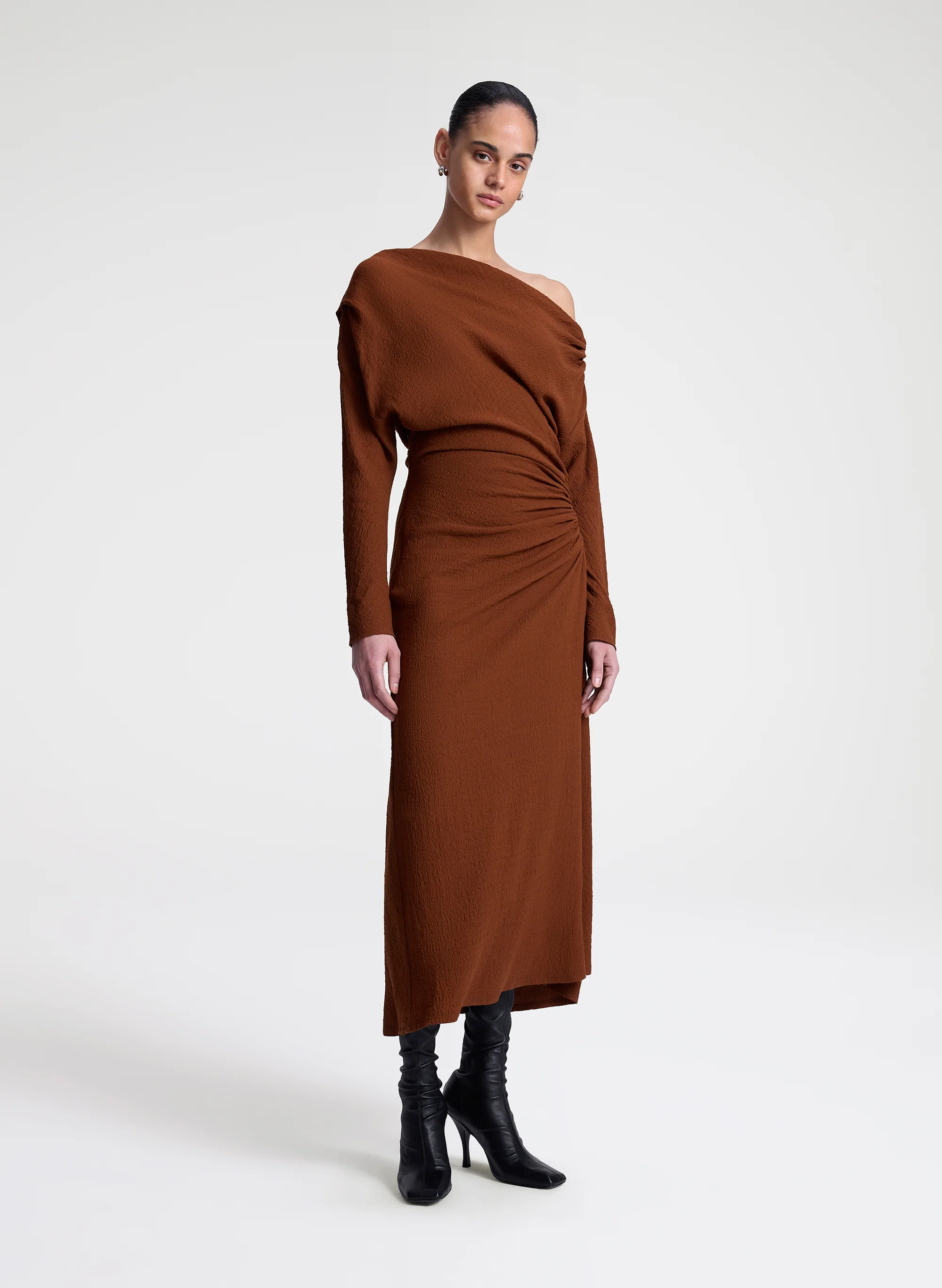 Piper Textured Crepe Dress - Image 3