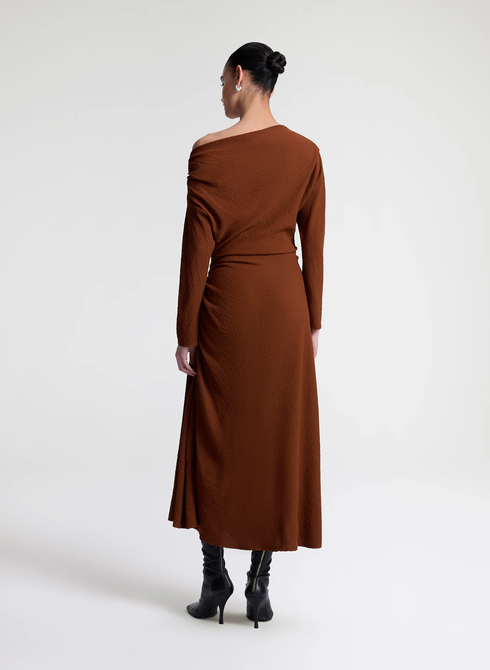 Piper Textured Crepe Dress - Image 5