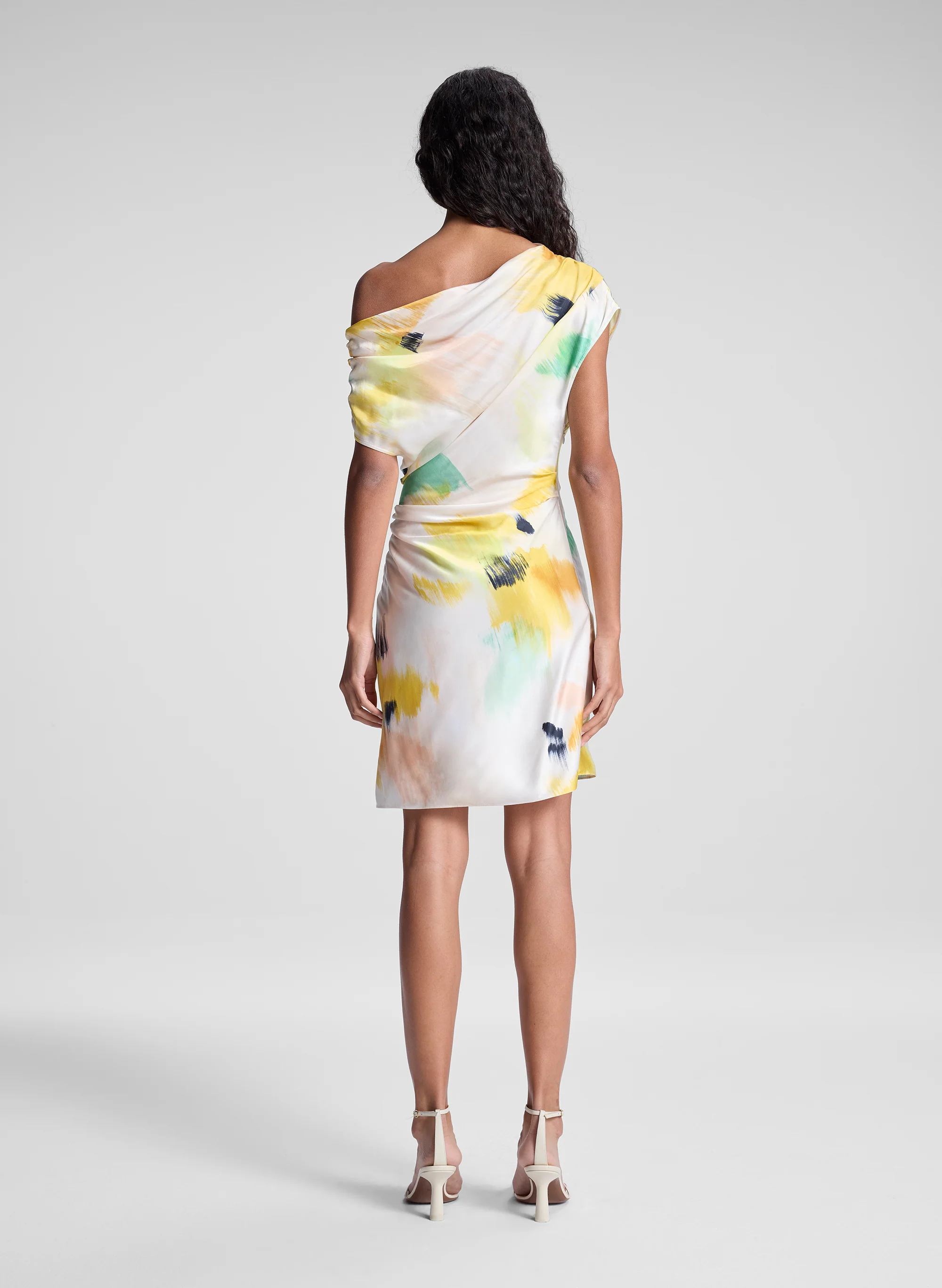 Poppy Satin Mini Dress - Image 5