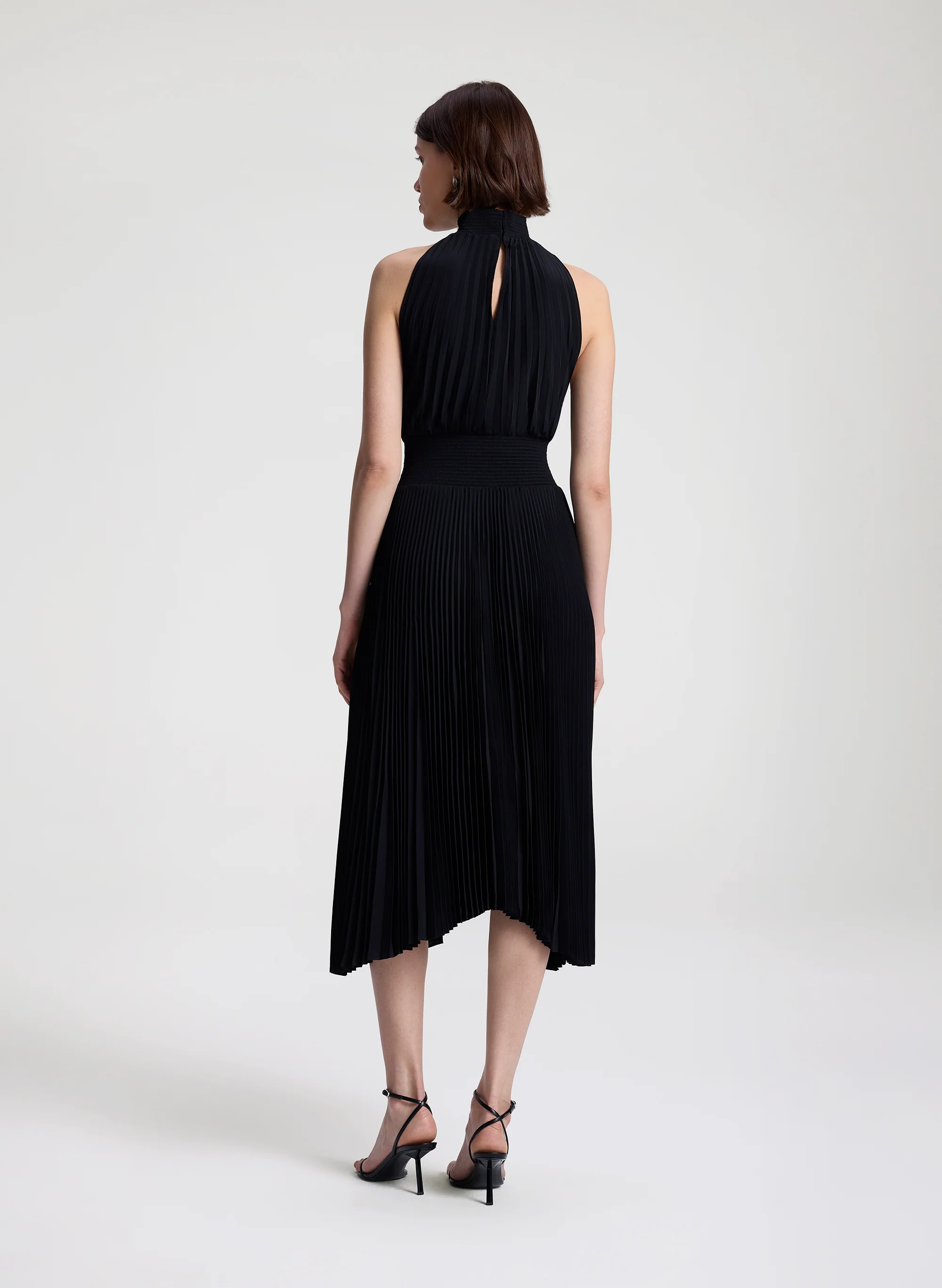 Renzo Matte Pleated Dress - Image 5