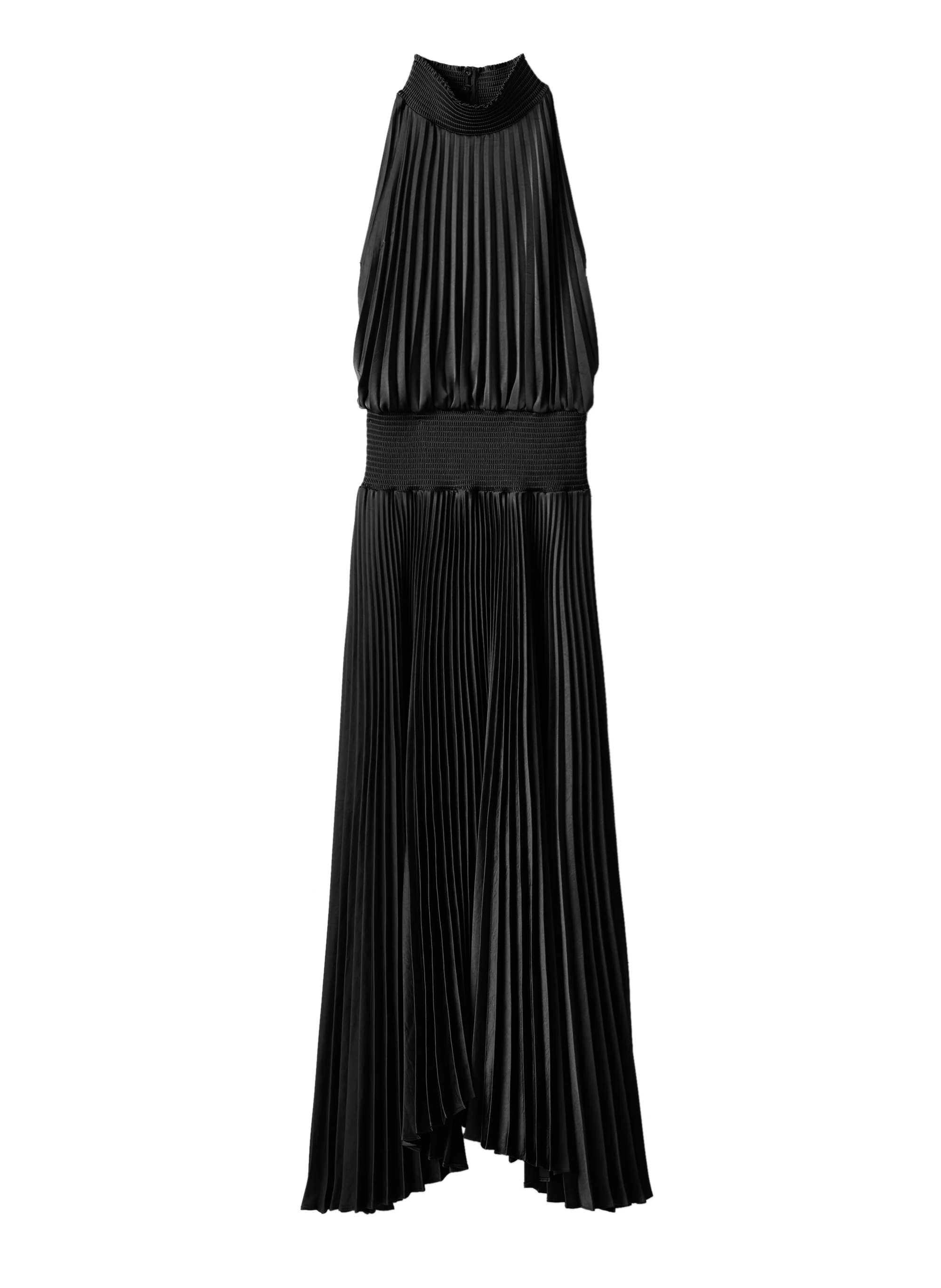 Renzo Matte Pleated Dress - Image 6
