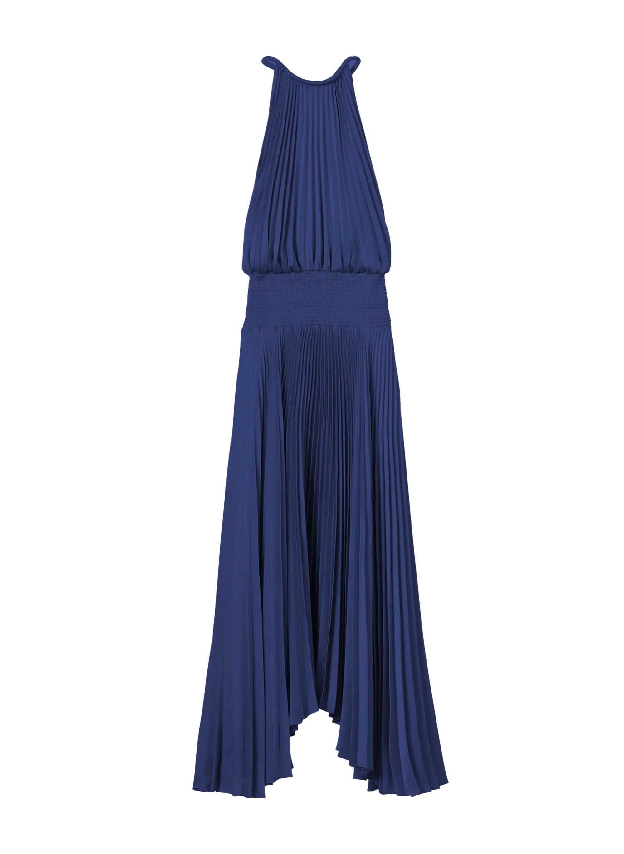 Renzo II Satin Pleated Dress - Image 6