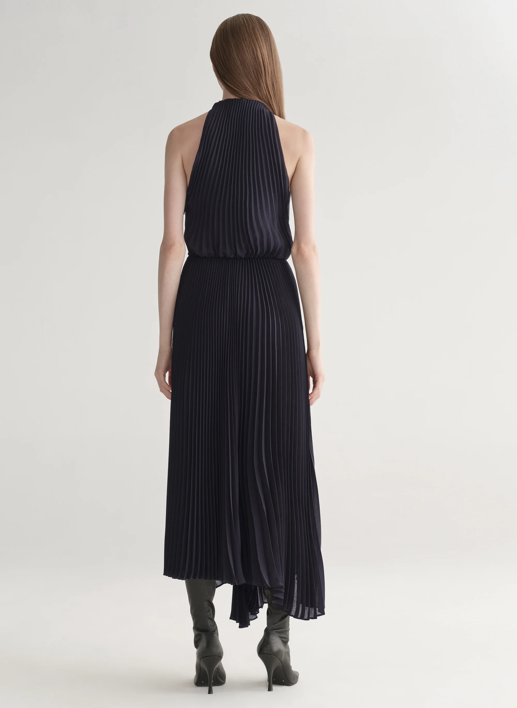 Simona Pleated Midi Dress - Image 5