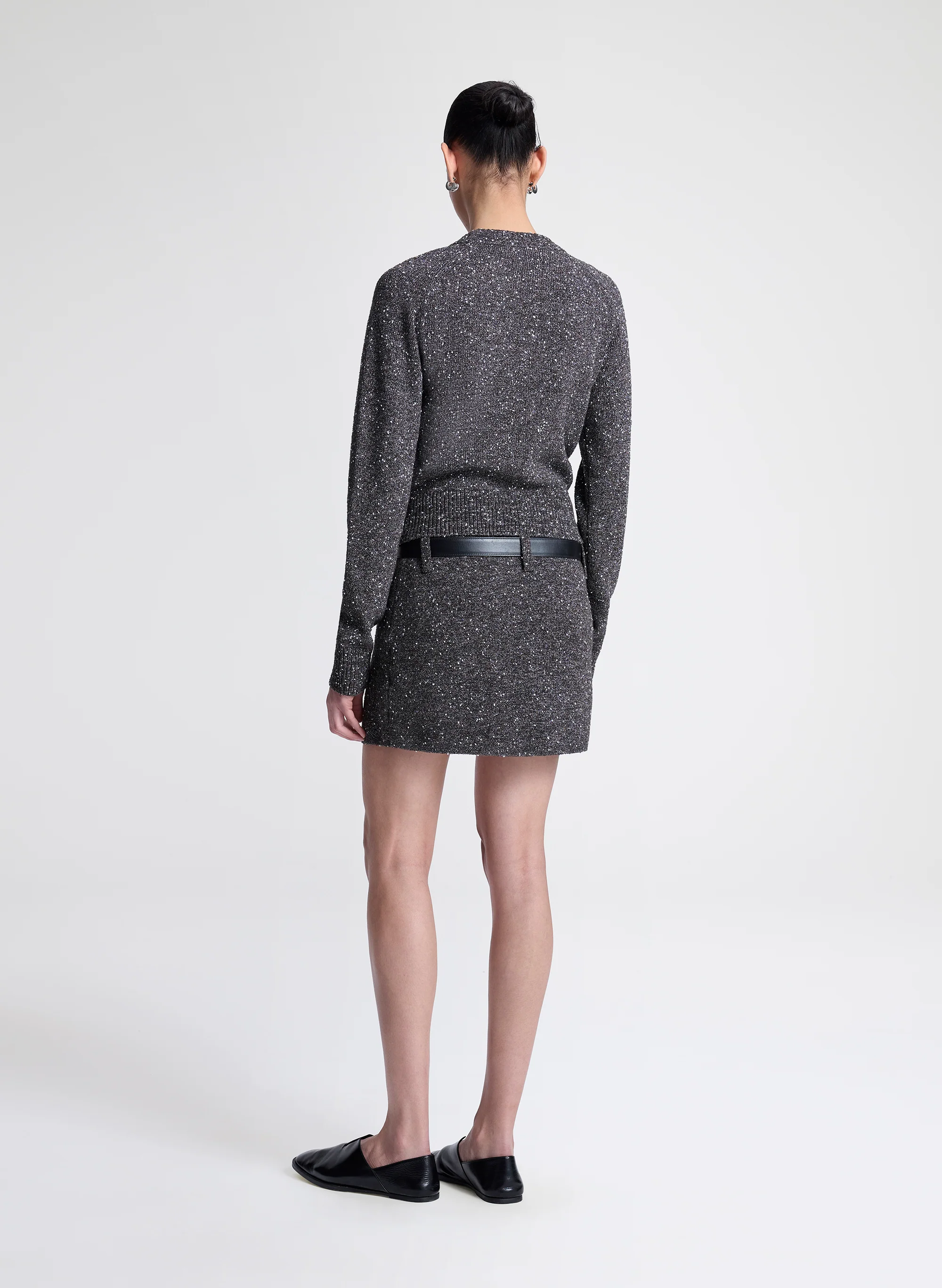 Stella Boucle Tweed Mini Skirt - Image 5