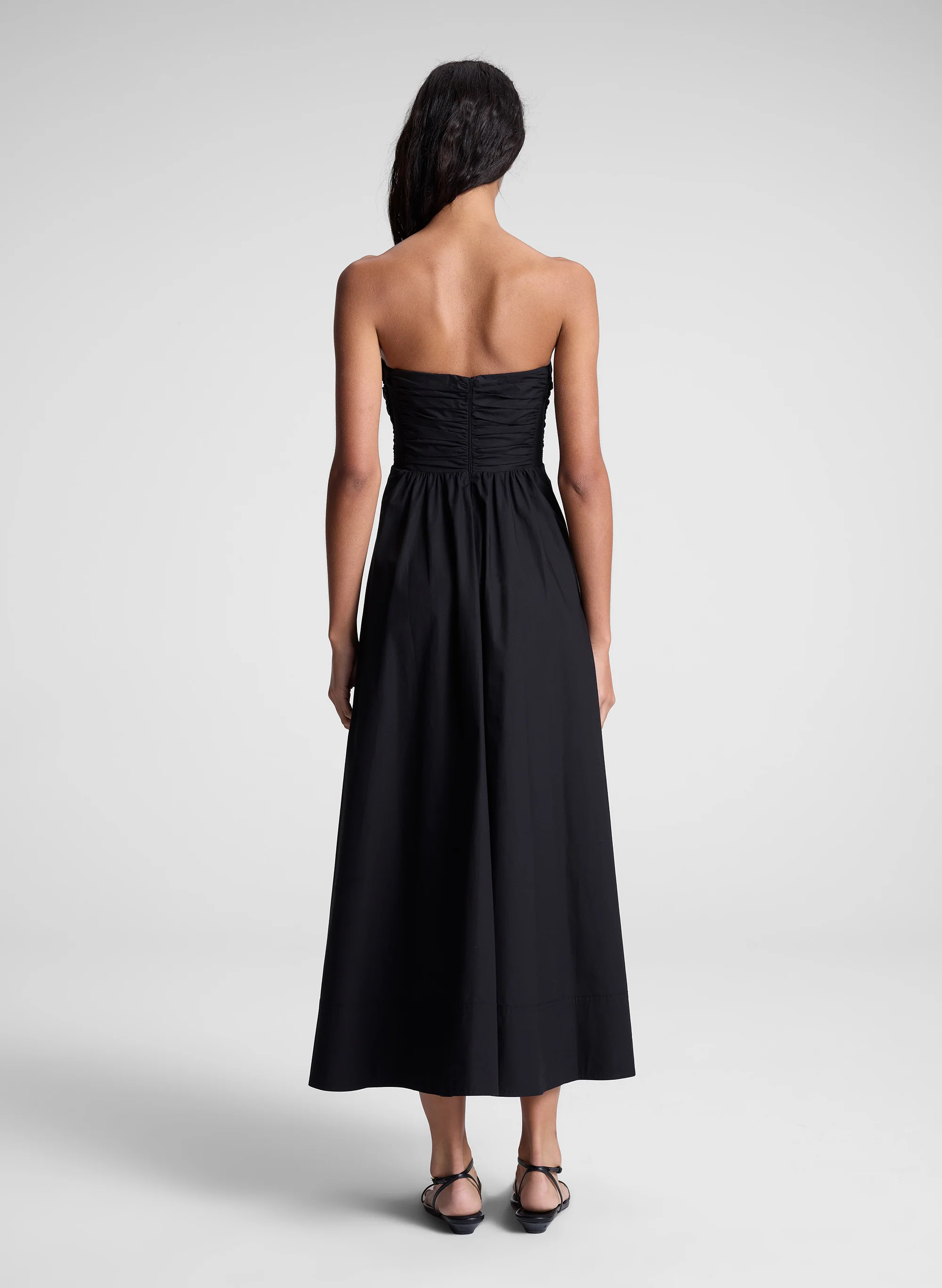 Tate Strapless Midi Dress - Image 5