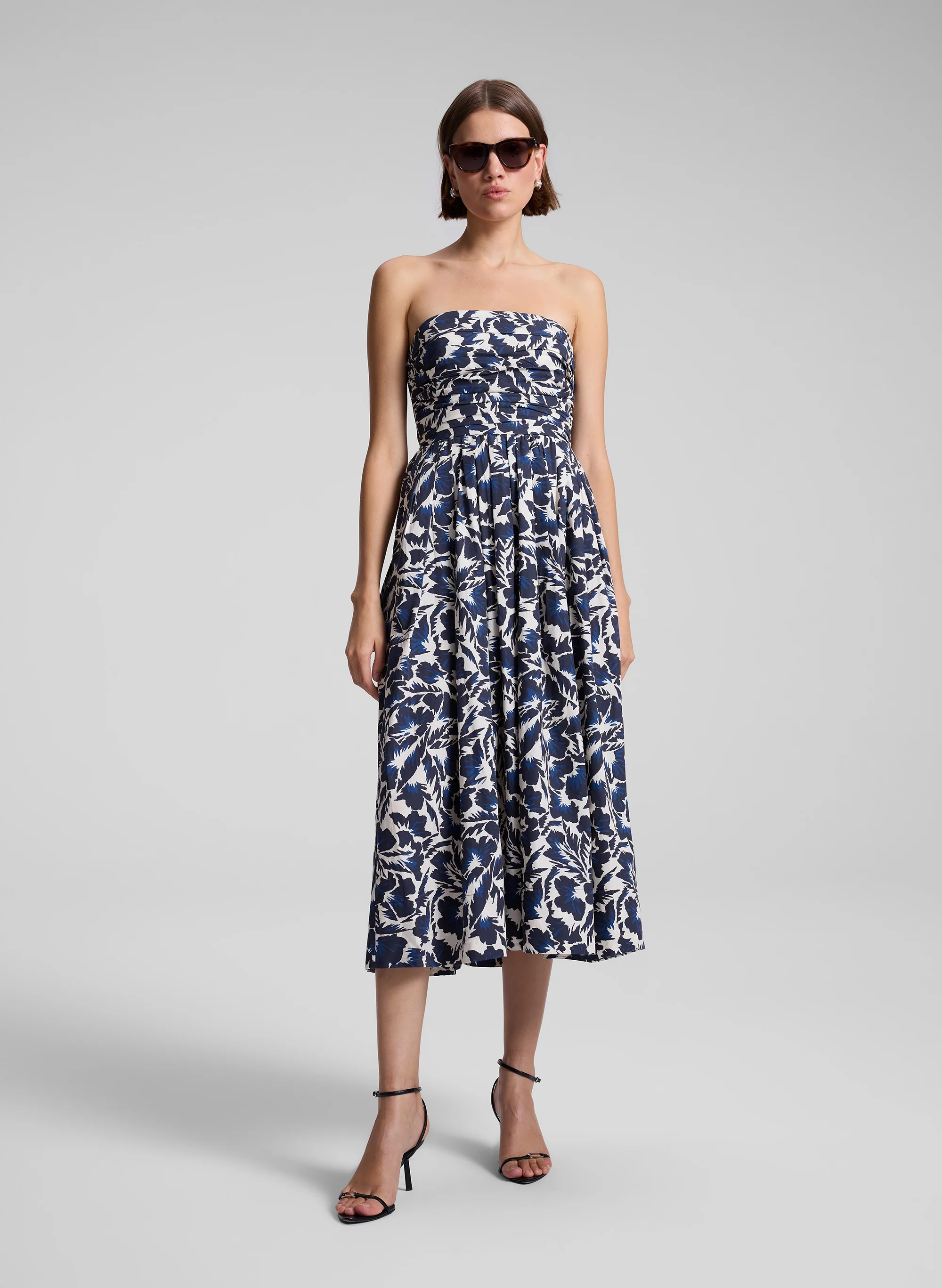 Tate Strapless Midi Dress - Image 4