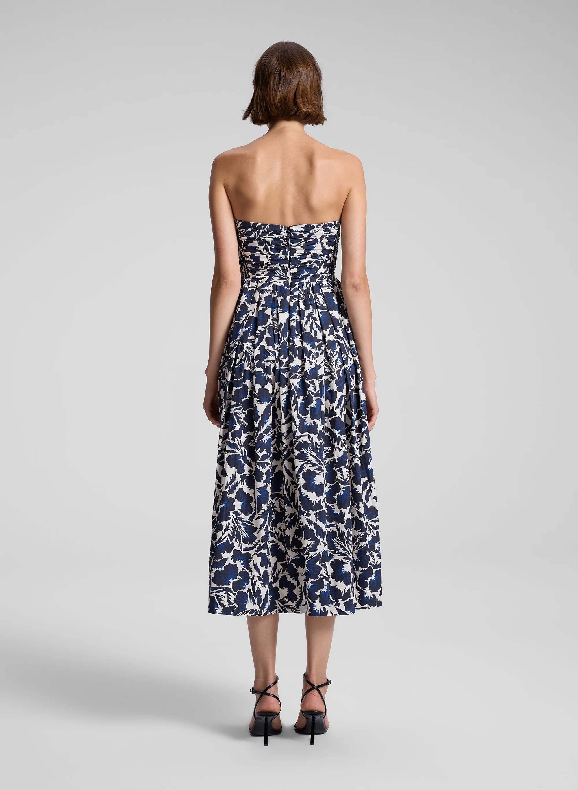 Tate Strapless Midi Dress - Image 5