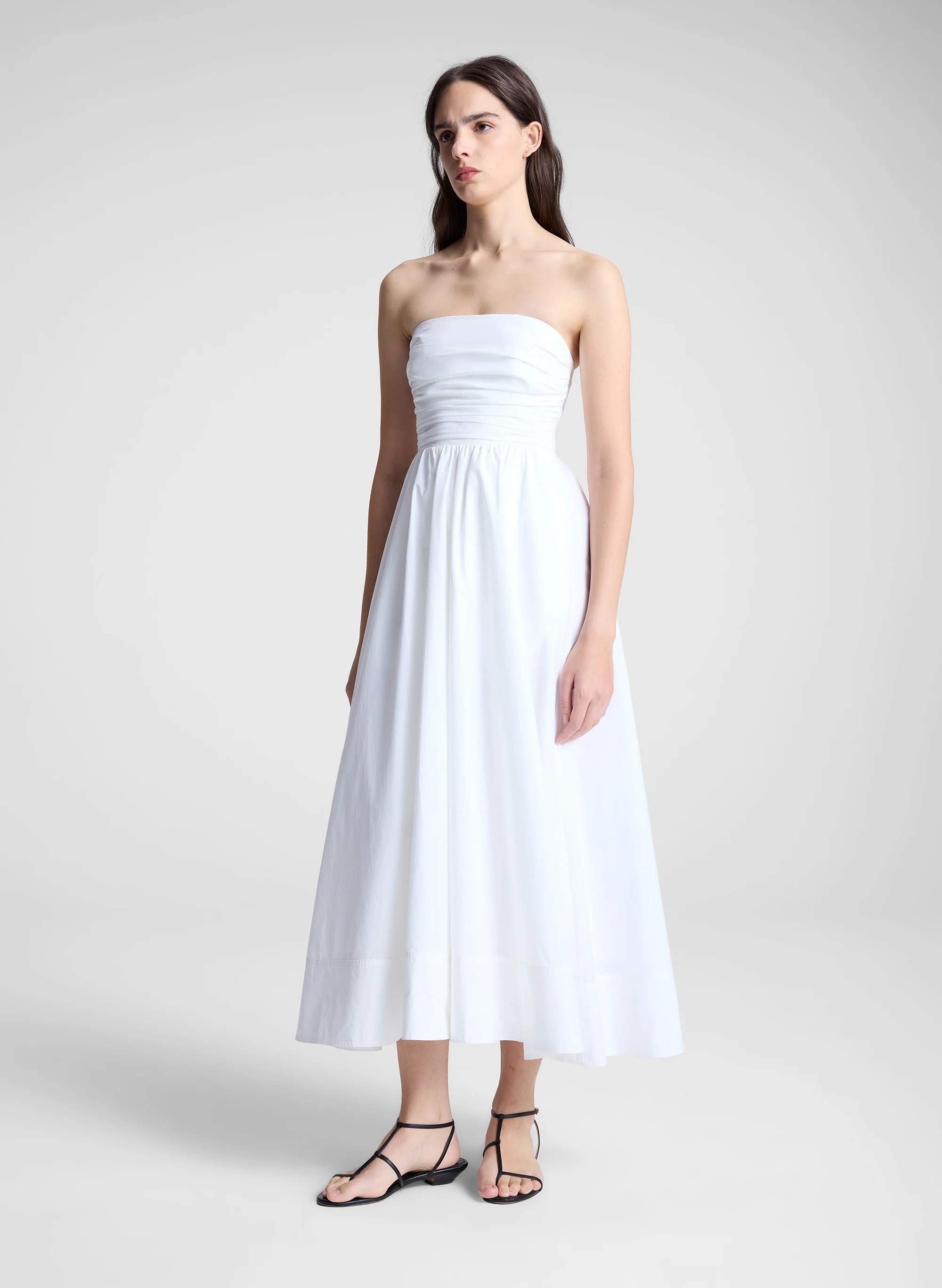 Tate Strapless Midi Dress - Image 4