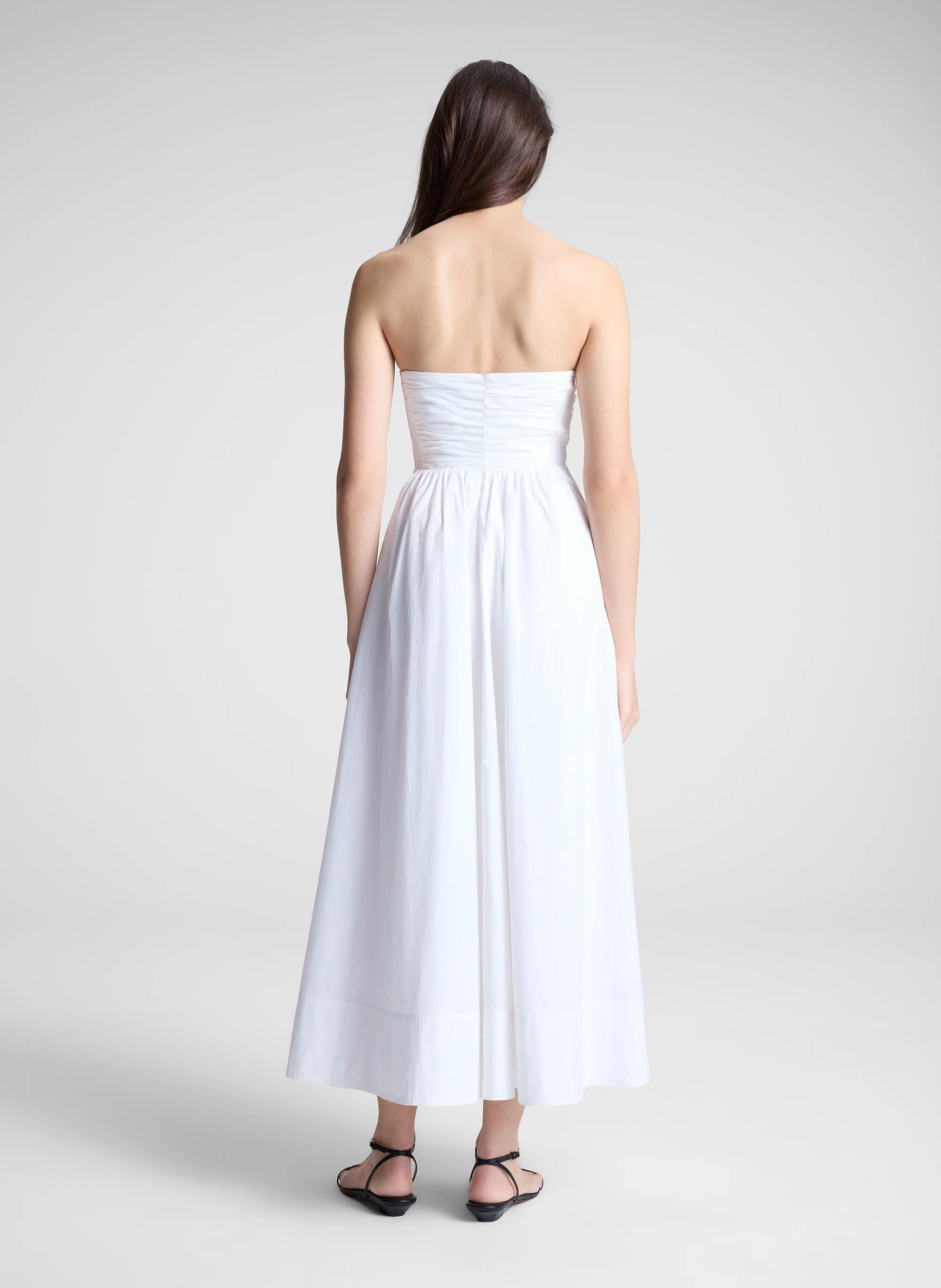 Tate Strapless Midi Dress - Image 5