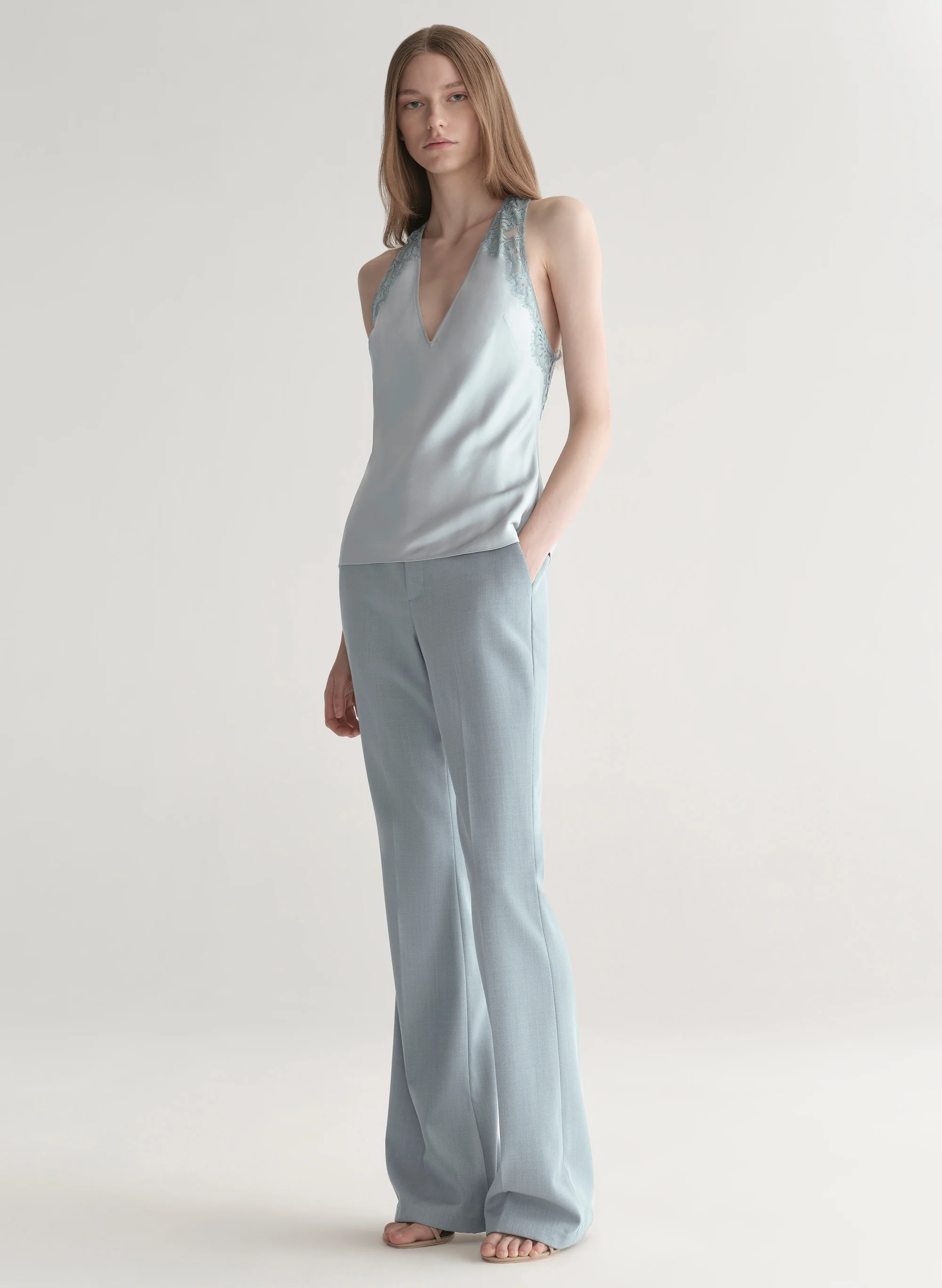 Wes Satin and Lace Top - Image 5