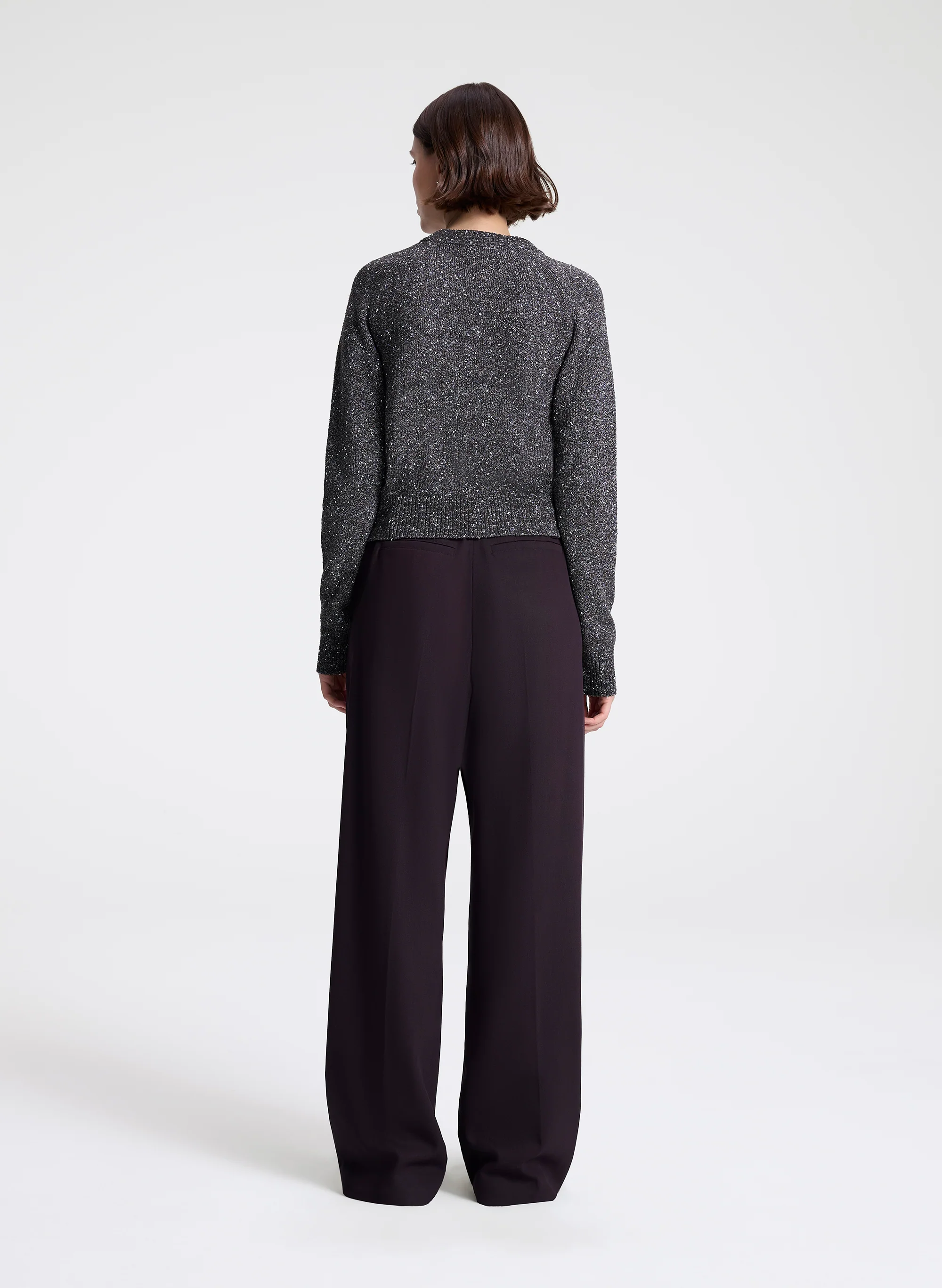 Zoe Boucle Tweed Sweater - Image 5